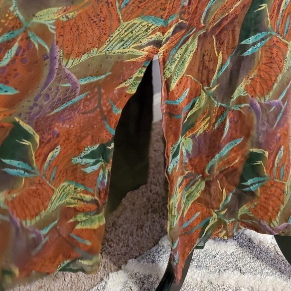 Vintage 100% silk Maxi Dress - Picture 5 of 6